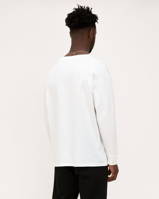 mens tshirt, oversized tshirt, long sleeve tshirt, back side