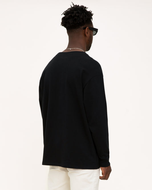 mens tshirt, oversized tshirt, long sleeve tshirt, angle