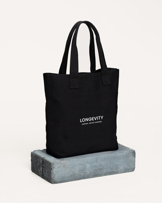 black tote bag, tote, canvas tote bags, angle side