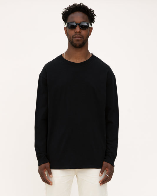 mens tshirt, oversized tshirt, long sleeve tshirt, front side