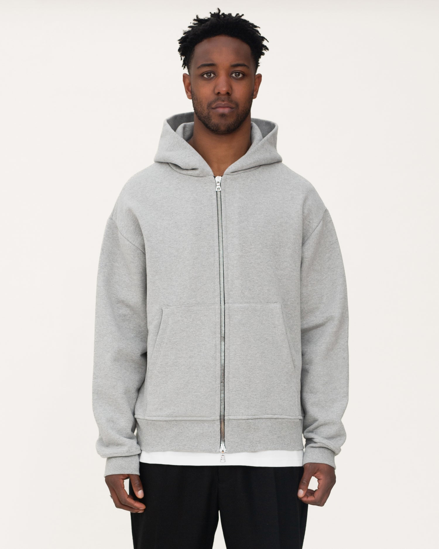 CLASSIC DUAL ZIP UP HOODIE